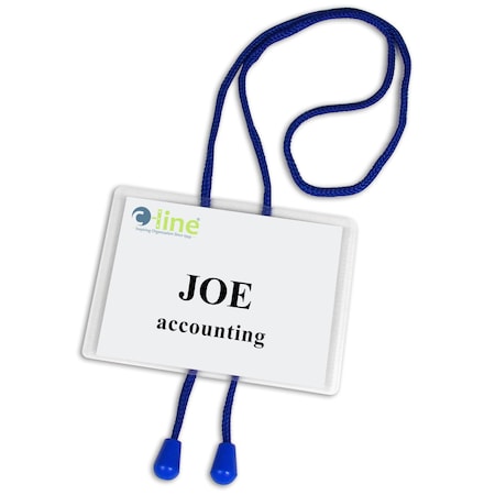 C-Line Products Hang Name Badge, Inserts, 4 x 3", PK25 96053